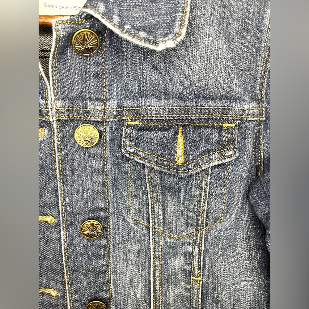 LEVI’S‎ Signature Levi Stauss & Co Denim Button Down Up Trucker Jacket | Small - Picture 4 of 11